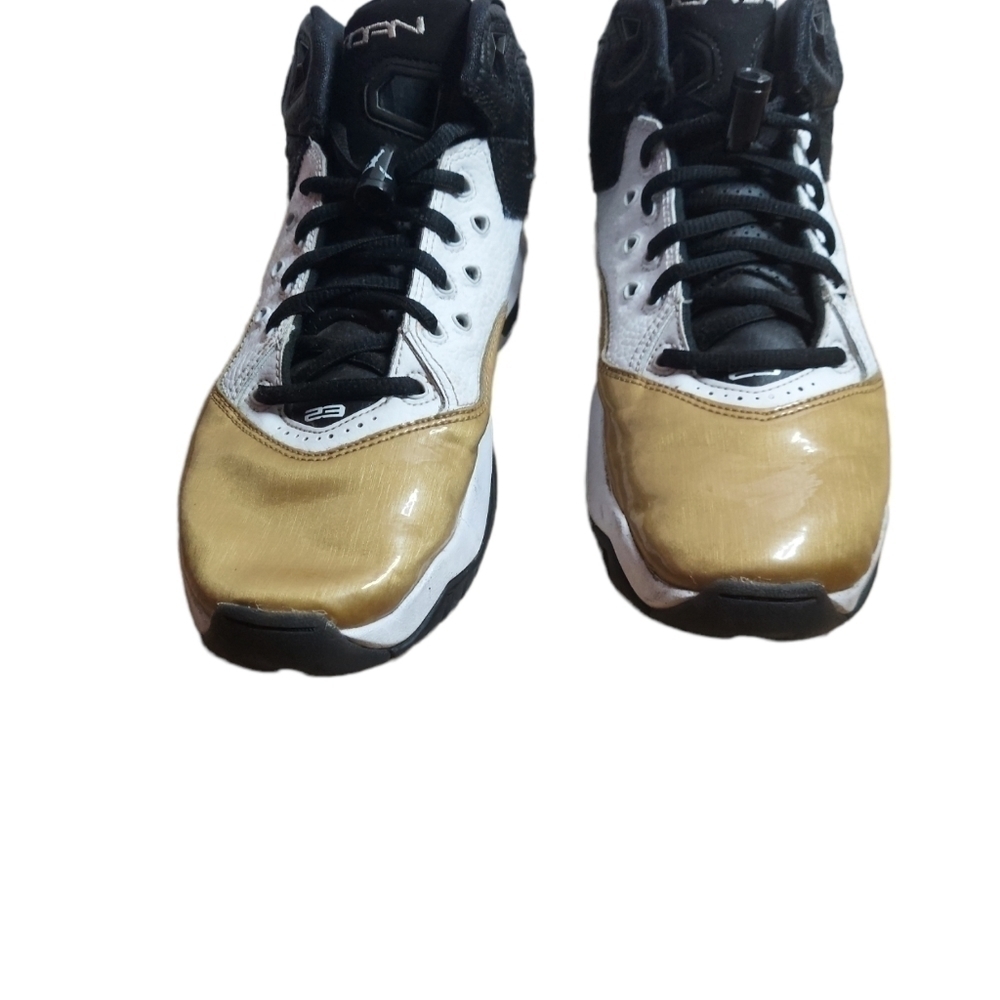 6.5y Air Jordan gold black‎ and white Nike - Picture 3 of 10